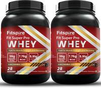 Fitspire Fit Super Pro Whey Protein | Muscle Growth & Recovery Whey Protein  (...