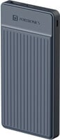 Portronics 10000 mAh 12 W Slim Power Bank  (Dark Blue, Lithium Polymer, Fast Cha...