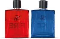SET WET Fire & Ice Perfume for Men, Woody & Citrusy Long Lasting Perfume, Pack o...