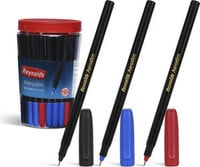 Reynolds Aeroslim Ball Pen  (Pack of 70, Ink Color - Blue, Black, Red)...