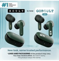 Goboult Y1 Pro
Wireless Earbuds with AI Powered ENC, 45ms Ultra-Low Latency, Sup...