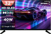 MOTOROLA 80 cm (32 inch) QLED HD Ready Smart Google TV 2025 Edition  (32HDGQMD...
