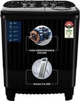 MOTOROLA 10 kg 5 star rating Midnight Series Semi Automatic Top Load Washing Mac...