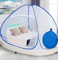 Flipkart SmartBuy Polyester Adults Washable KING DOUBLE BED Mosquito Net  (Blu...