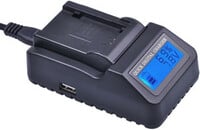 Power Smart Camera Battery Charger for Canon LP-E6 / LP-E6N / LP-E6NH LCD Multif...