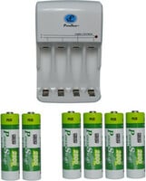 Power Smart Fast Charging Unit PS345 Combo With 2 Set 2800mahx4 And 2800mahx2 AA...