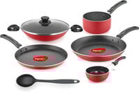 Pigeon Favourite Gift Non-Stick Coated Cookware Set  (Aluminium, 7 - Piece)...