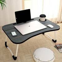RUTJA Foldable Multipurpose,Multipurpose Foldable with Cup Holder, Study , Bed. ...