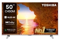 Toshiba 126 cm (50 inch) QLED Ultra HD (4K) Smart VIDAA TV with Vision Atmos and...