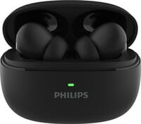 PHILIPS TAT1150BK Earbuds with ANC/ENC, 55H Playtime, 13mm Drivers, IPX5 Proof, ...