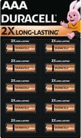 Duracell Alkaline AAA Battery- Pack of 10