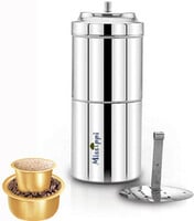 MISSIPPI 300 ml South indian Stainless Steel Drip coffee Maker Indian Coffee Fil...