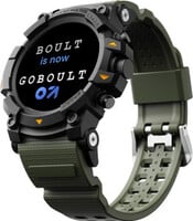 GOBOULT - Thrux 1.39''HD Screen, GPS Tracker, Working Crown Smartwatch  (Green...