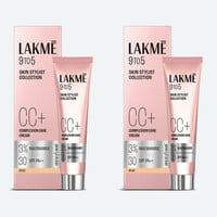 Lakmé 9 to 5 Complexion Care Face Cream Foundation - Pack of 2 Foundation  (B...