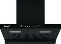 LIVPURE Evora-60 Auto Clean T-Shape 60 cm  Wall Mounted Black 1350 CMH Chimney...