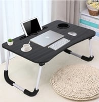 Wood Portable Laptop Table on Flipkart