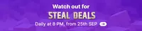 Today's Steal Deals Live @ 08:00 PM | Samsung A56, Whey Protein, Egg Boiler etc....