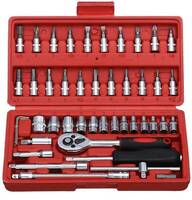 Flipkart SmartBuy High Quality 1/4-Inch Tool Ratchet Wrench Kit Household Socket...