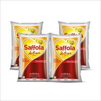 Saffola Active Rice Bran & Soyabean refined oil |Less oil absorption for weight ...