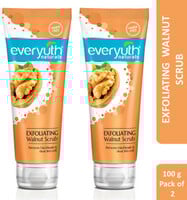 Everyuth Naturals Set Of 2 Exfoliating Walnut Scrub To Remove Blackheads - 100g ...