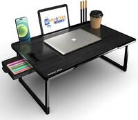 MITHILA Study Table and Laptop Table Wood Portable Laptop Table  (Finish Color...