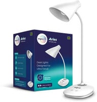 Wipro Aries 6W Rechargeable LED with 3 grade dimming|Touch control|Upto 5 Hrs ba...