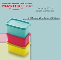 master cook Polypropylene Fridge Container  - 250 ml on Flipkart