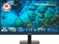 ViewSonic 68.58 cm (27 inch) Quad HD LED Backlit IPS Panel Monitor (VA2708-2K-MH...
