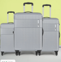 Hard Body Set of 3 Luggage 4 Wheels - STEALTH Set of 3 (Small 55cm | Medium 66cm...