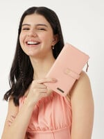 Buy Fastrack Women Pink Solid Two Fold Wallet - Wallets for Women 20123866 | Myn...