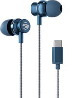 ZEBRONICS Zeb-Buds C10, with In-Line Mic, Type-C, 10mm Drivers, Deep Bass, Metal...