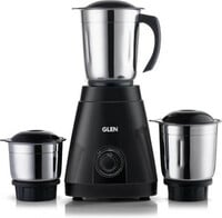 Glen Mixer Grinder 550W with 3 Stainless Steel Liquidiser, Grinder and Chutney J...