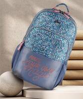 Gear Large 35 L Backpack GLITTER BACKPACK  (Blue)