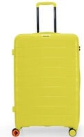 Nasher Miles Vienna Polypropylene Large Yellow Trolley Bag - 28 Inch (75 cm)...