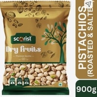 Scorist Popular California Pistachios (Roasted & Salted) 900g Pistachios...