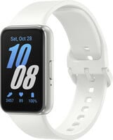 Samsung Galaxy Fit3  (Silver Strap, Free Size)