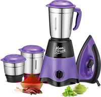 Moonstruck Star Purple 3 Jar Iron 750 W Mixer Grinder  (By Suprimo Star Purple...