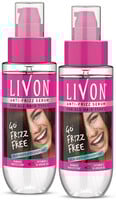 (LiveShop+) LIVON Hair Serum For Smooth, Frizz free & Glossy Hair (200 ml)...