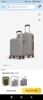 up to 92 off Hard Body Set of 2 Luggage 8 Wheels - Magnum Evolix 2P set 4W - Gre...