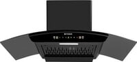 FABER HOOD MARCUS HC SC BK FL 90 Auto Clean Wall Mounted BLACK 1300 CMH Chimney...