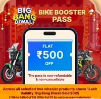 Bike Booster Pass Applicable on selected two wheeler products. Buy the Booster P...