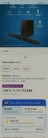 Samsung 2.1 soundbar 150W Rs. 6659 with HDFC card non-emi discount. model T42e/X...