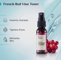 Pilgrim Red Vine Face Mist & Toner Mini 30ml | Hydrating, Anti-Ageing & Pore Tig...
