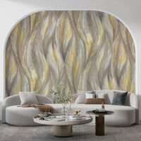 FOKRIM 300 cm yellow feather 40x300 Self Adhesive Sticker  (Pack of 1)...