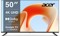 Acer G plus Series 127 CM (50 inch) Ultra HD (4K) LED Smart Google TV with (blac...