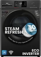 IFB 8 kg 5 Star with Steam Refresh program, 9 Swirl Wash, Eco Inverter, Touch Pa...
