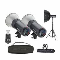 Simpex SL 500 kit Studio Light kit 500w Including 2 x Lights, 2 x Octa 95 Soft B...