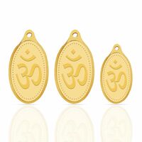 WHP Jewellers 5 gram (2 Gm + 2gm + 1 Gm) Yellow Gold OM Pendant Combo
