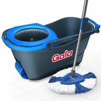 Gala Turbo Spin Mop Removes over 99% bacteria,Triangular head & Easy big wheel w...