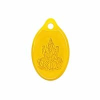 GOLD: Muthoot 24k (999) - 5gm Lakshmi Pendant for ₹58,568